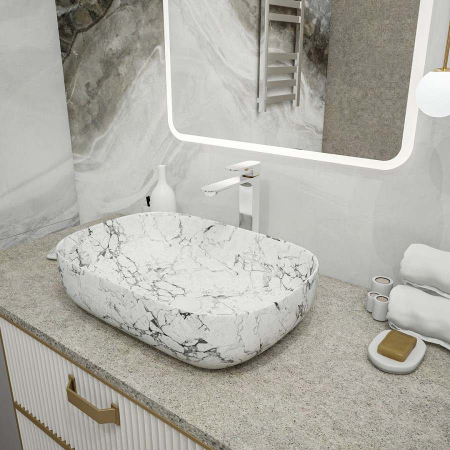 Раковина накладная Alpen Elegant ALP2450398 60 см