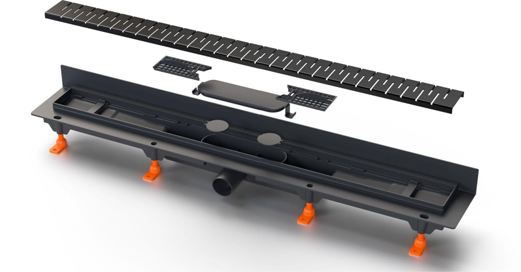 Водоотводящий желоб ALPEN Square ALP-950SC