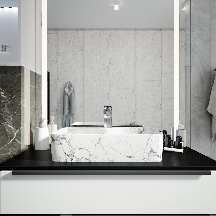 Раковина накладная Alpen Modern S ALP2450298 48 см