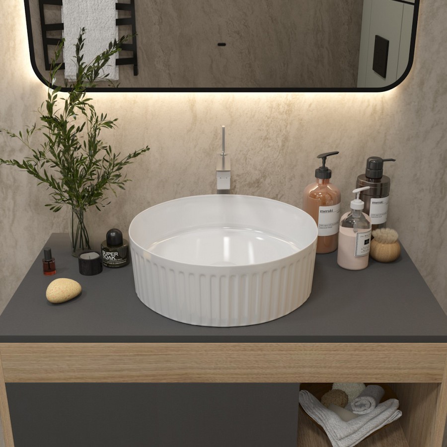 Раковина накладная Alpen Milan ALP2452102 36 см