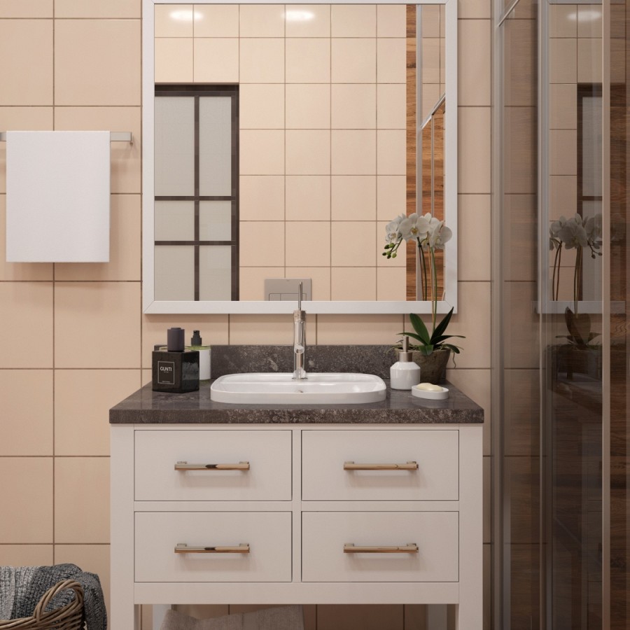 Раковина накладная Alpen Elegant ALP2450205 43 см